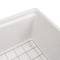 Nantucket Sinks 30-inch Workstation Fireclay Apron Sink Side Drain White T-PS30W - alternate 2
